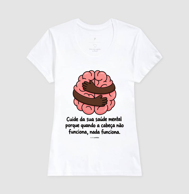 Camiseta Cuide da Sua Saúde Mental - Imagem 5
