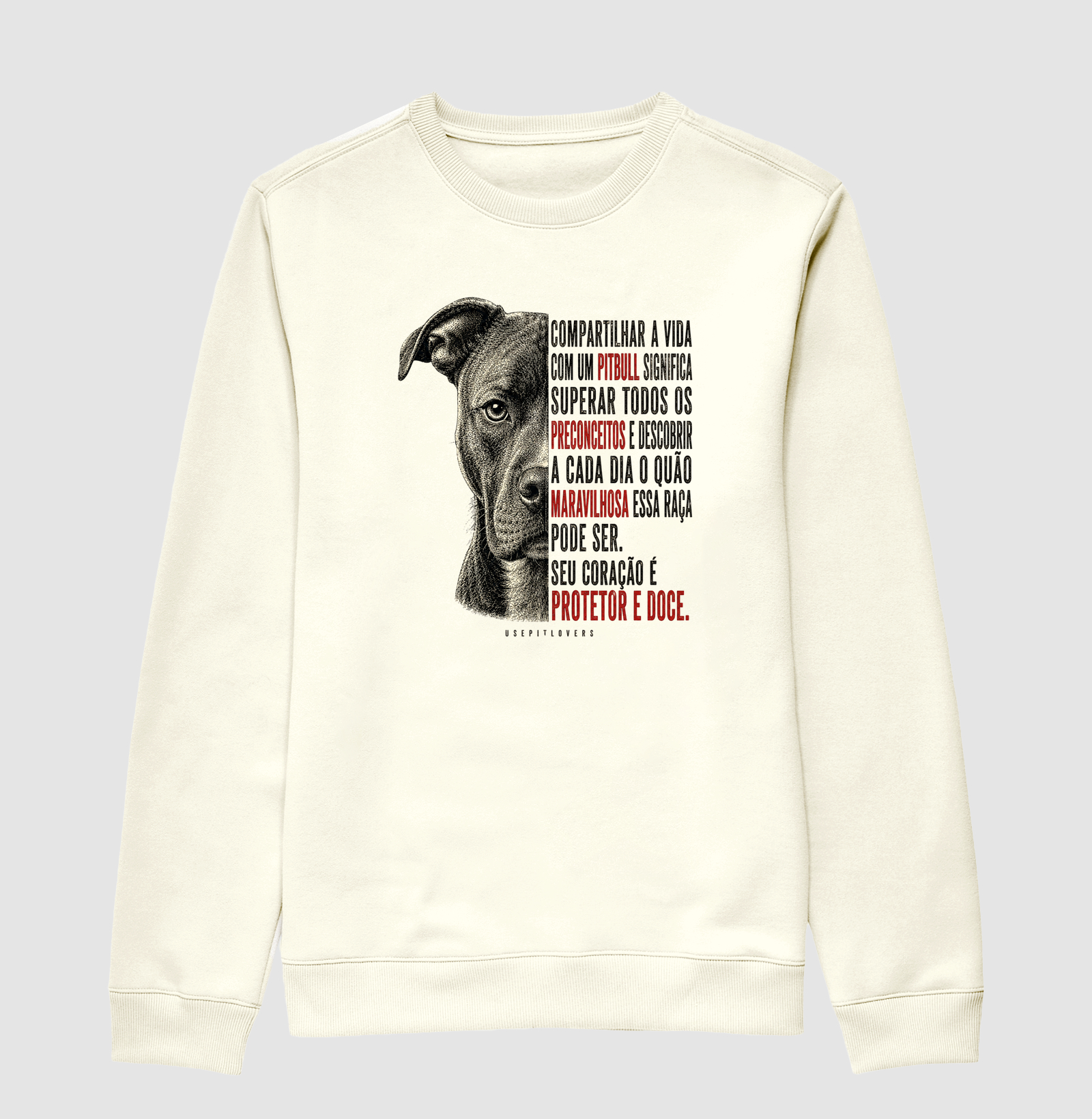 Compartilhar a vida com um Pitbull significa superar todos os preconceitos e descobrir a cada dia o quão maravilhosa essa raça pode ser. Seu coração é protetor e doce. - Imagem 2