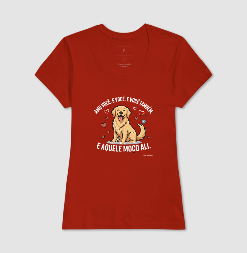 CAMISETA GOLDEN RETRIEVER AMO - Imagem 11