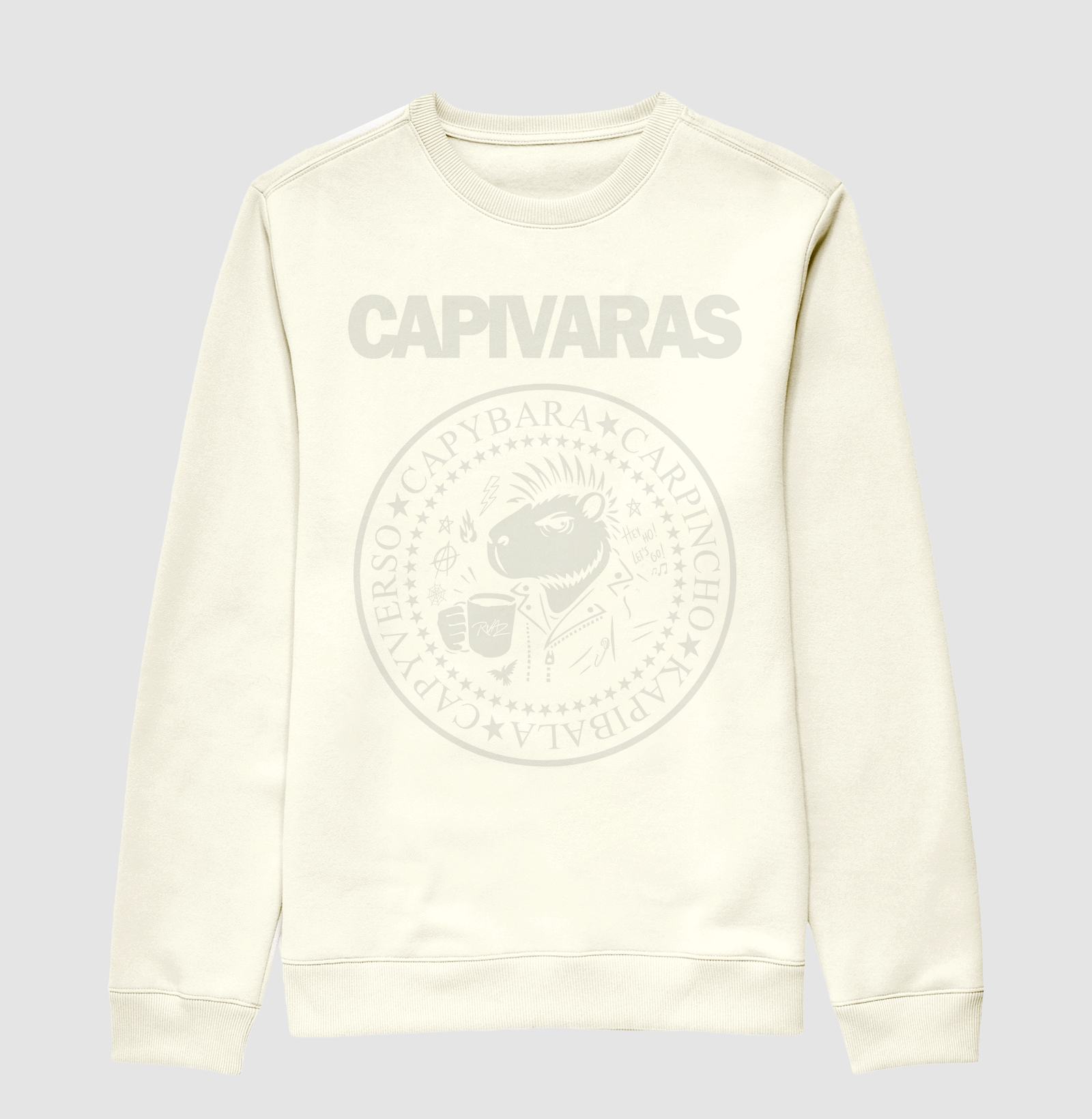 Camiseta Capivara Punk Rock - Imagem 2