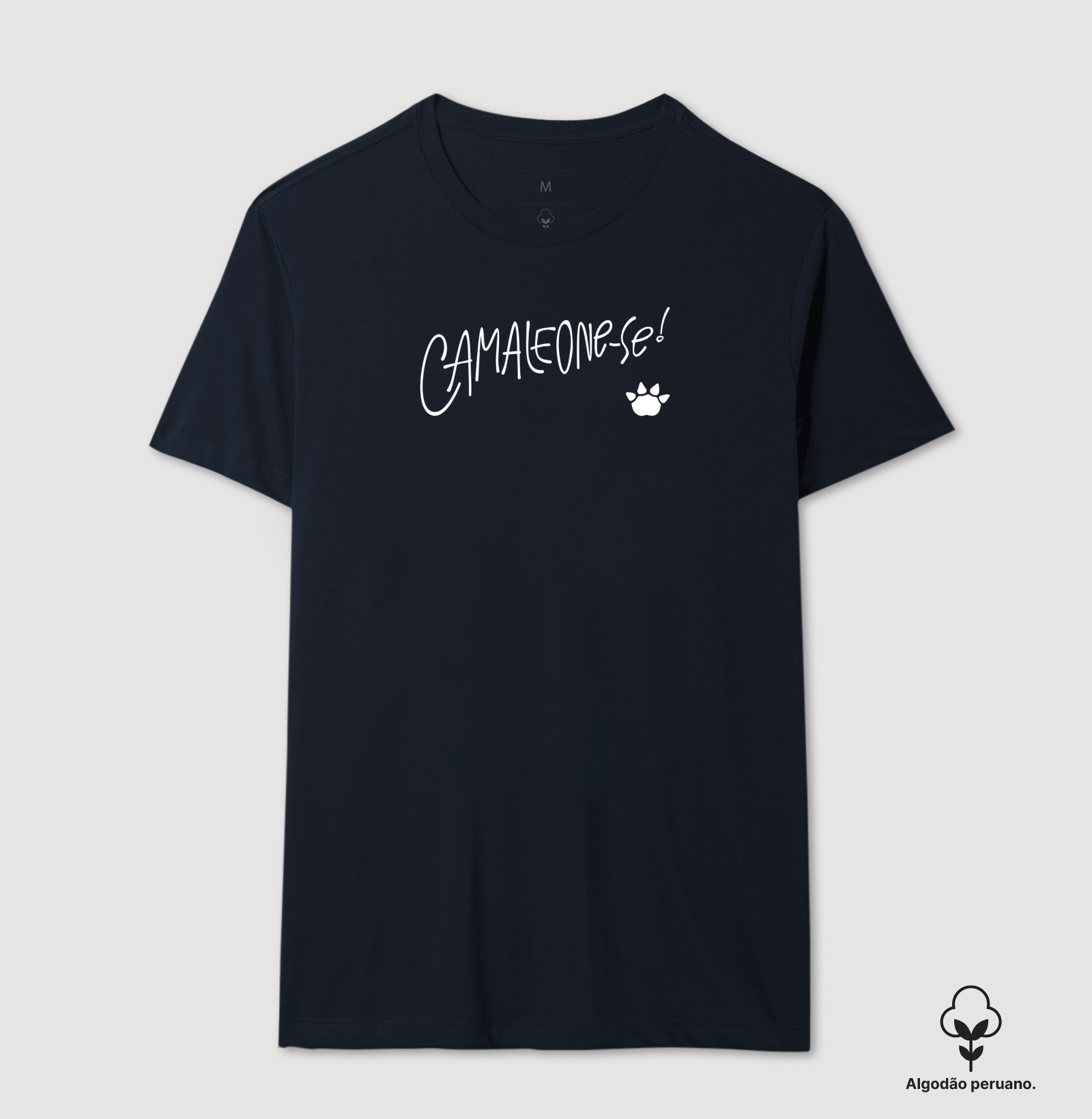 Camiseta Premium Masculina Camaleão - Camaleone-se Nome