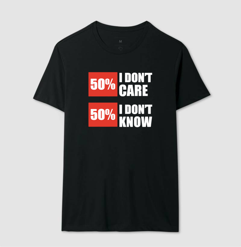 Camiseta Estou Meio a Meio - Imagem 2