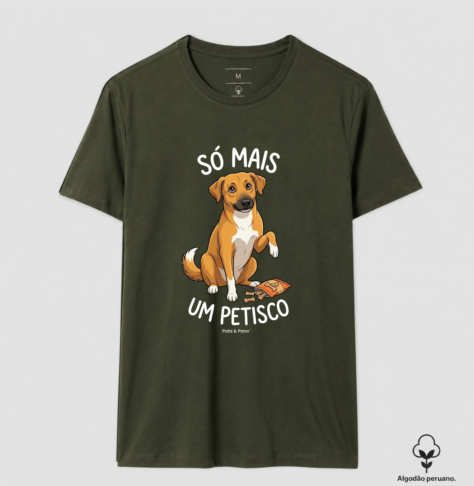 CAMISETA ALGODÃO PERUANO VIRA-LATA PETISCO - Imagem 9