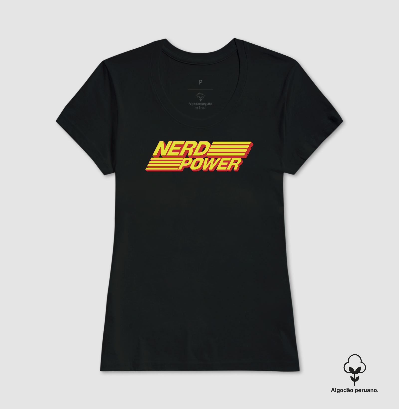 Camiseta Algodão Peruano Nerd Power - Imagem 4