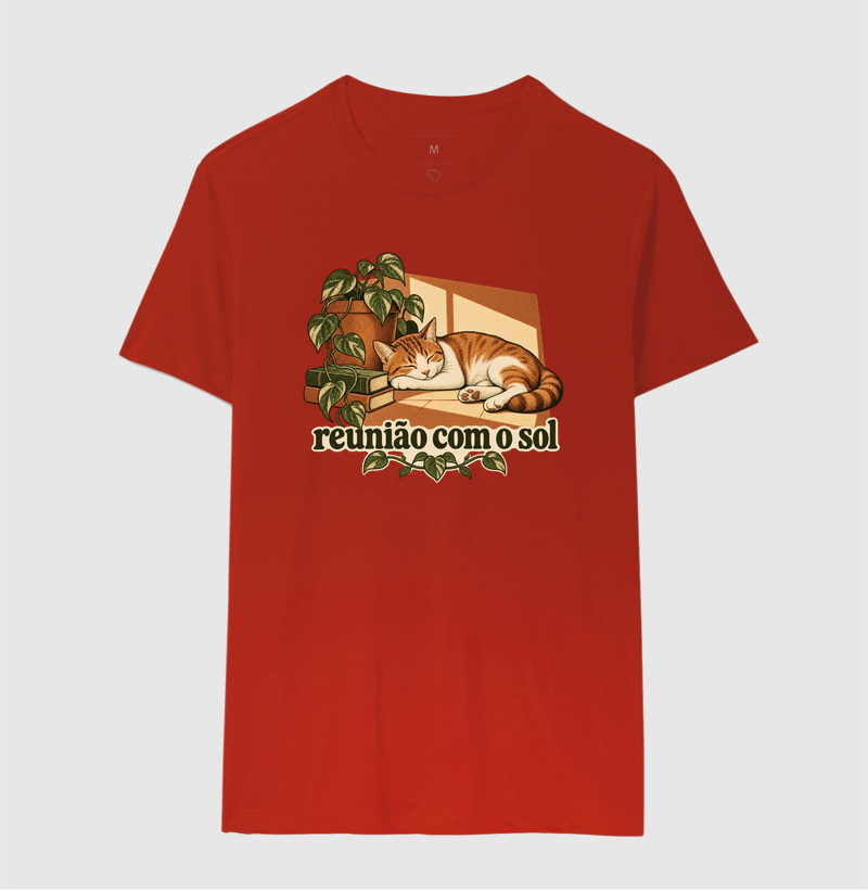 Camiseta Gato Sol "reunião com o sol" | Pelo & Pano - Imagem 10