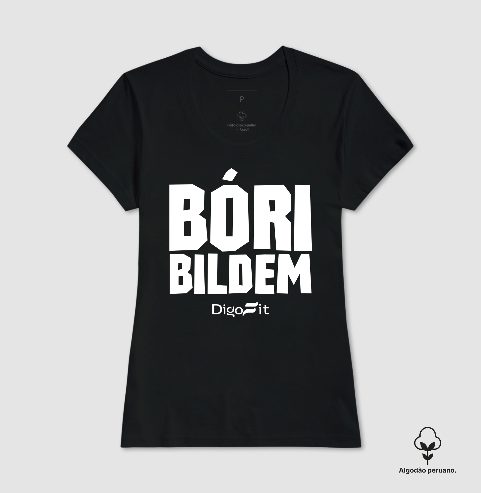 CAMISETA ALGODÃO PERUANO ACADEMIA BÓRI BILDEM - Imagem 3
