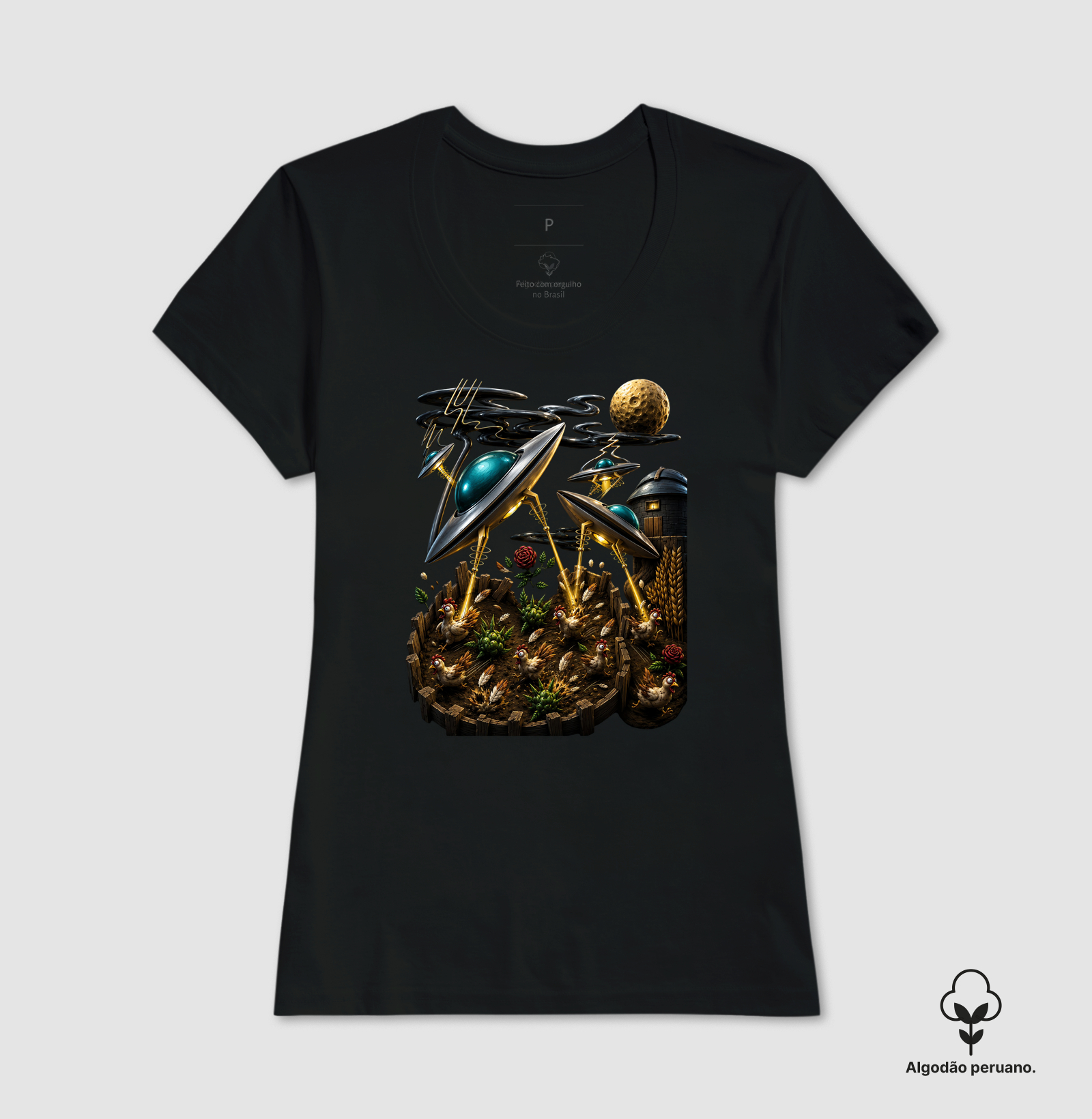 Camiseta Algodão Atack Alien - Imagem 9