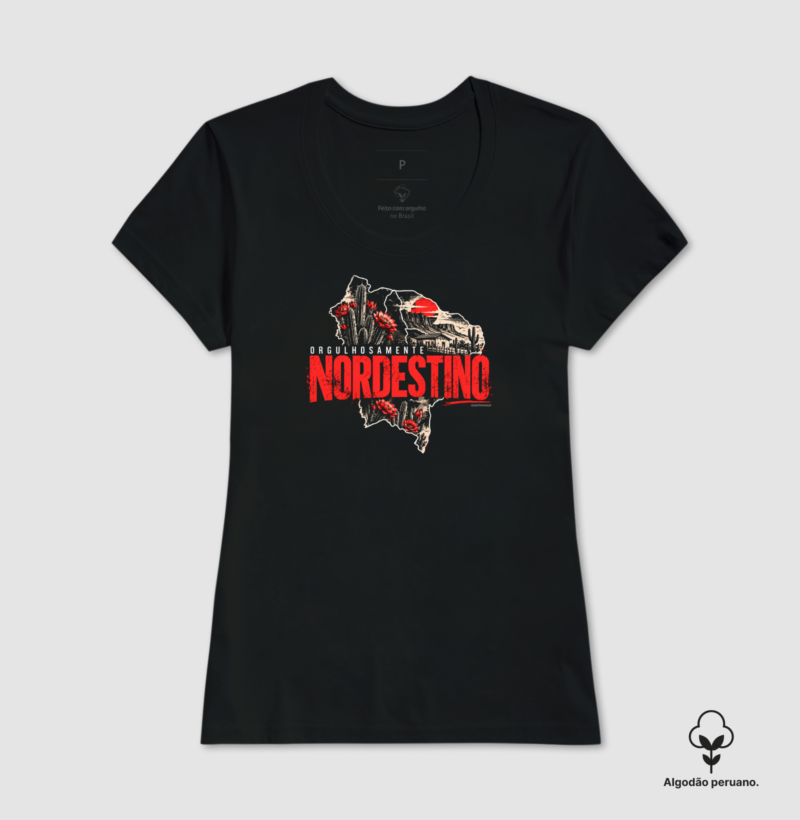 Camiseta Orgulhosamente Nordestino (premium) | OxenteWear - Imagem 2