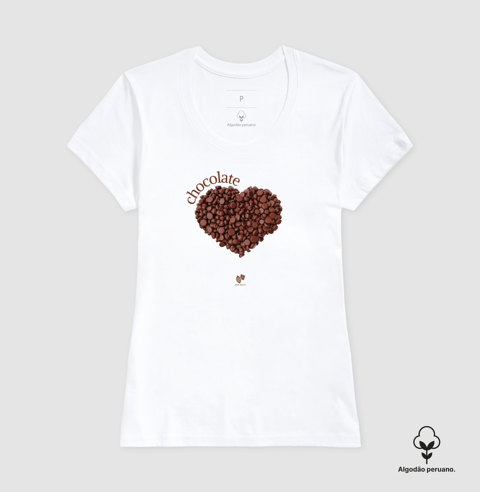 Coração gotas de chocolate - Imagem 3