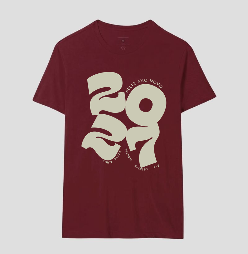 Camiseta 2027 Boas Energias – Feliz Ano Novo - Imagem 16