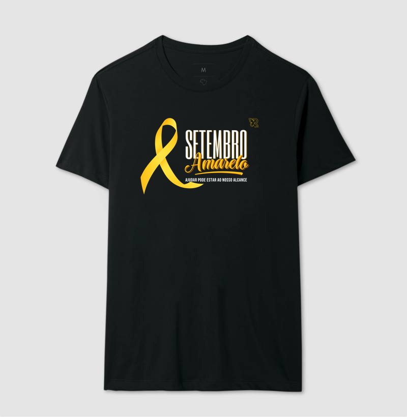 Camiseta Setembro Amarelo - Ajudar pode estar ao nosso alcance - Imagem 2