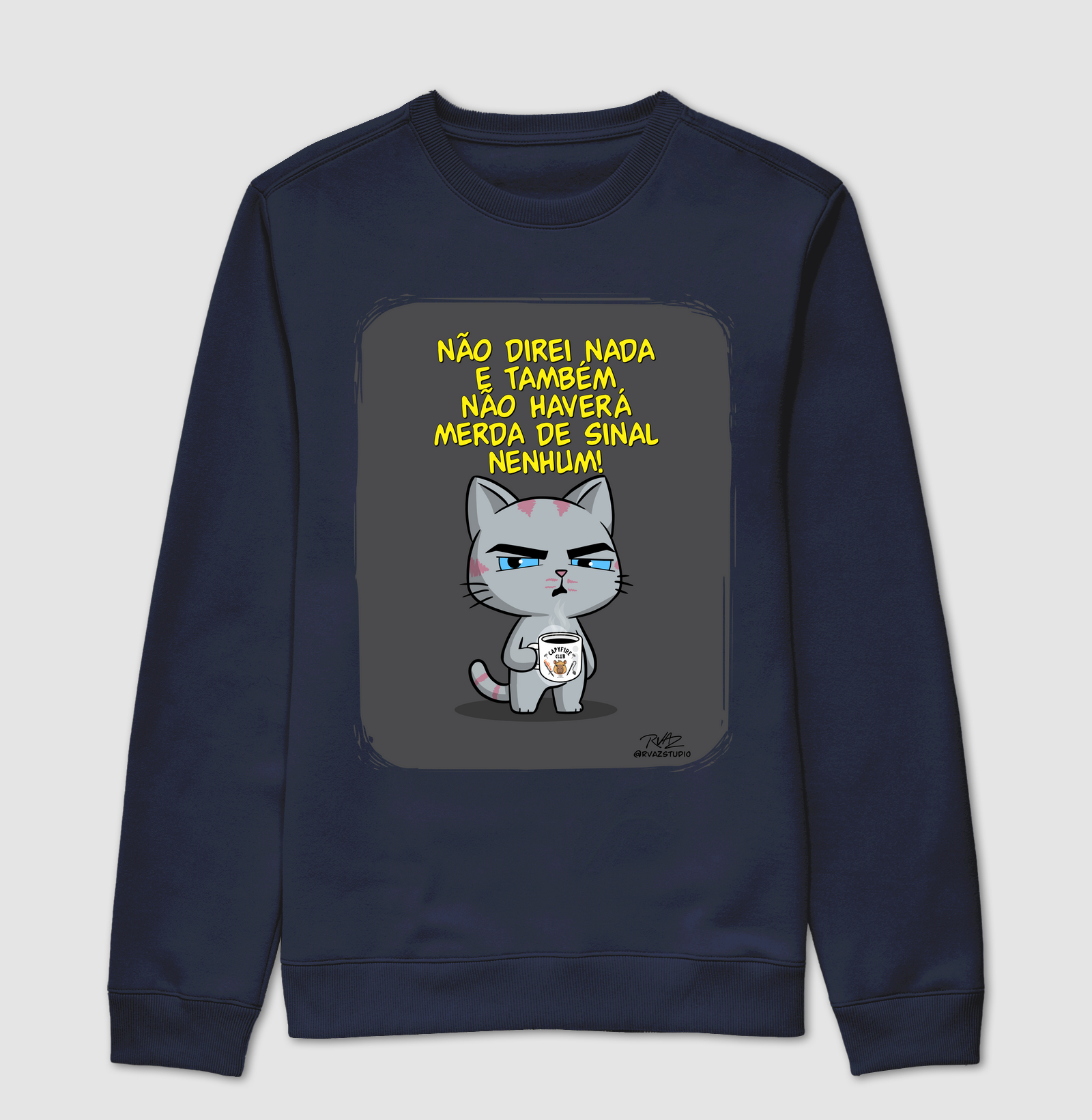 Camiseta Gato Sincero Sinal Nenhum - Imagem 5