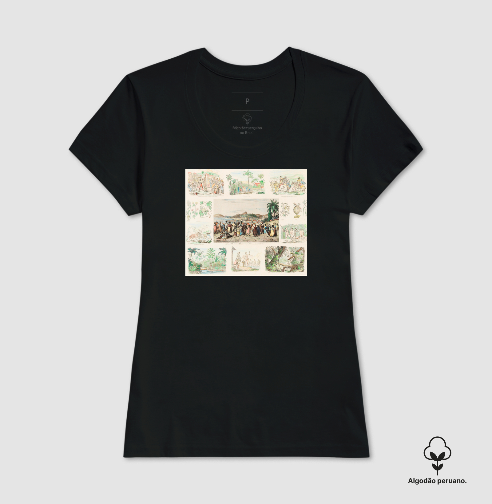 Camiseta Imagens do Brasil, Rugendas - Imagem 7