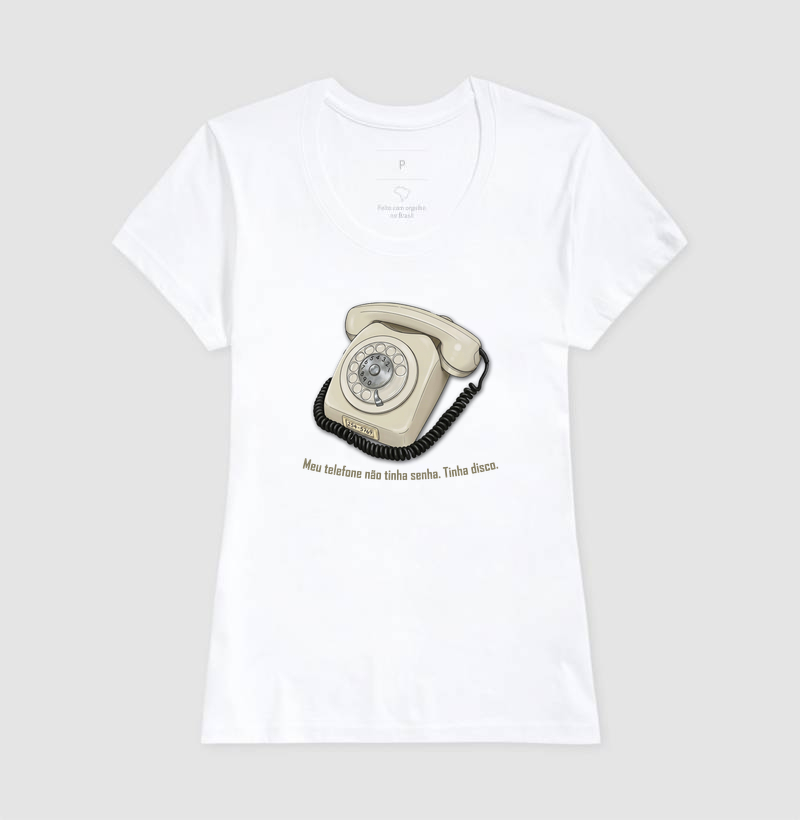 Camiseta Vintage Telefone Disco - Imagem 5