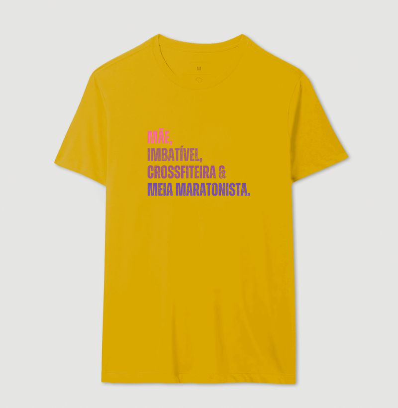 Camiseta Meia Maratonista - Mãe, Imbatível, Crossfiteira & Meia Maratonista - Imagem 12