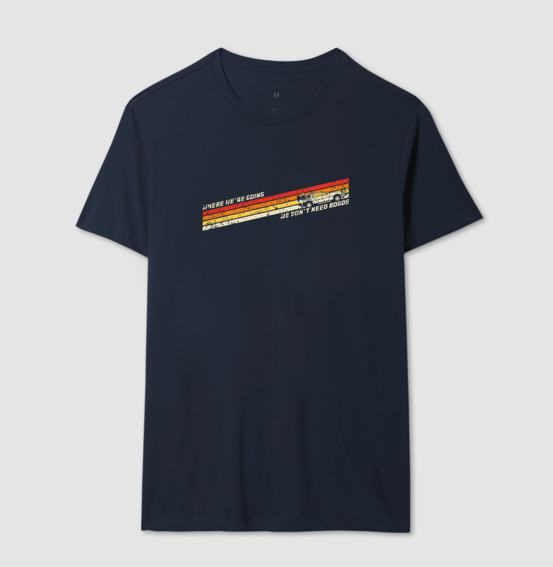 Camiseta We don't Need Vintage Roads - Imagem 4