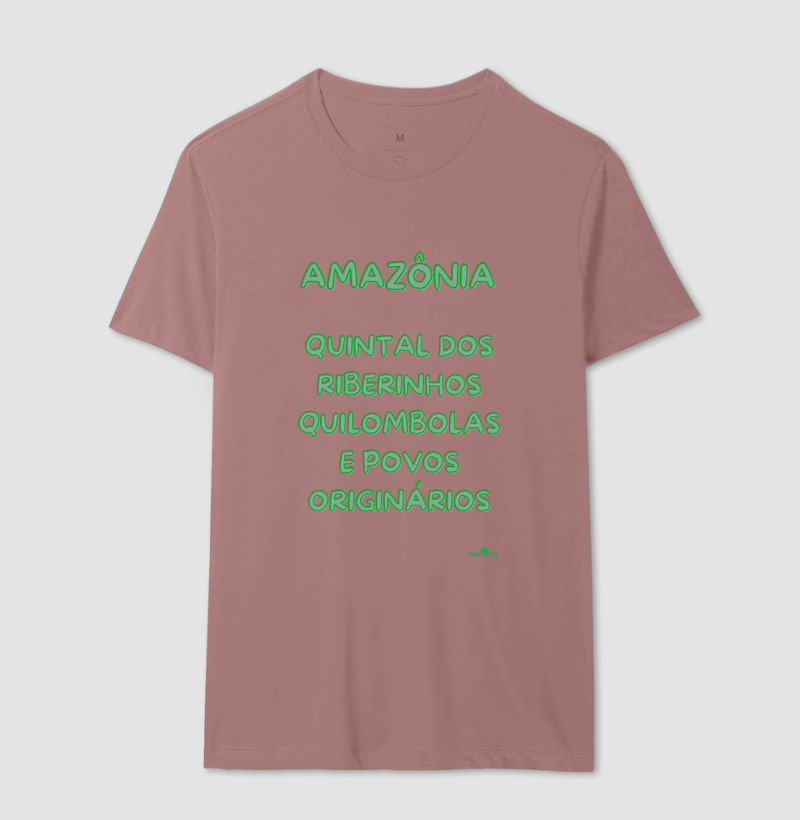 Camiseta Amazônia quintal  dos Ribeirinhos, quilombolas e povos originários - Imagem 19