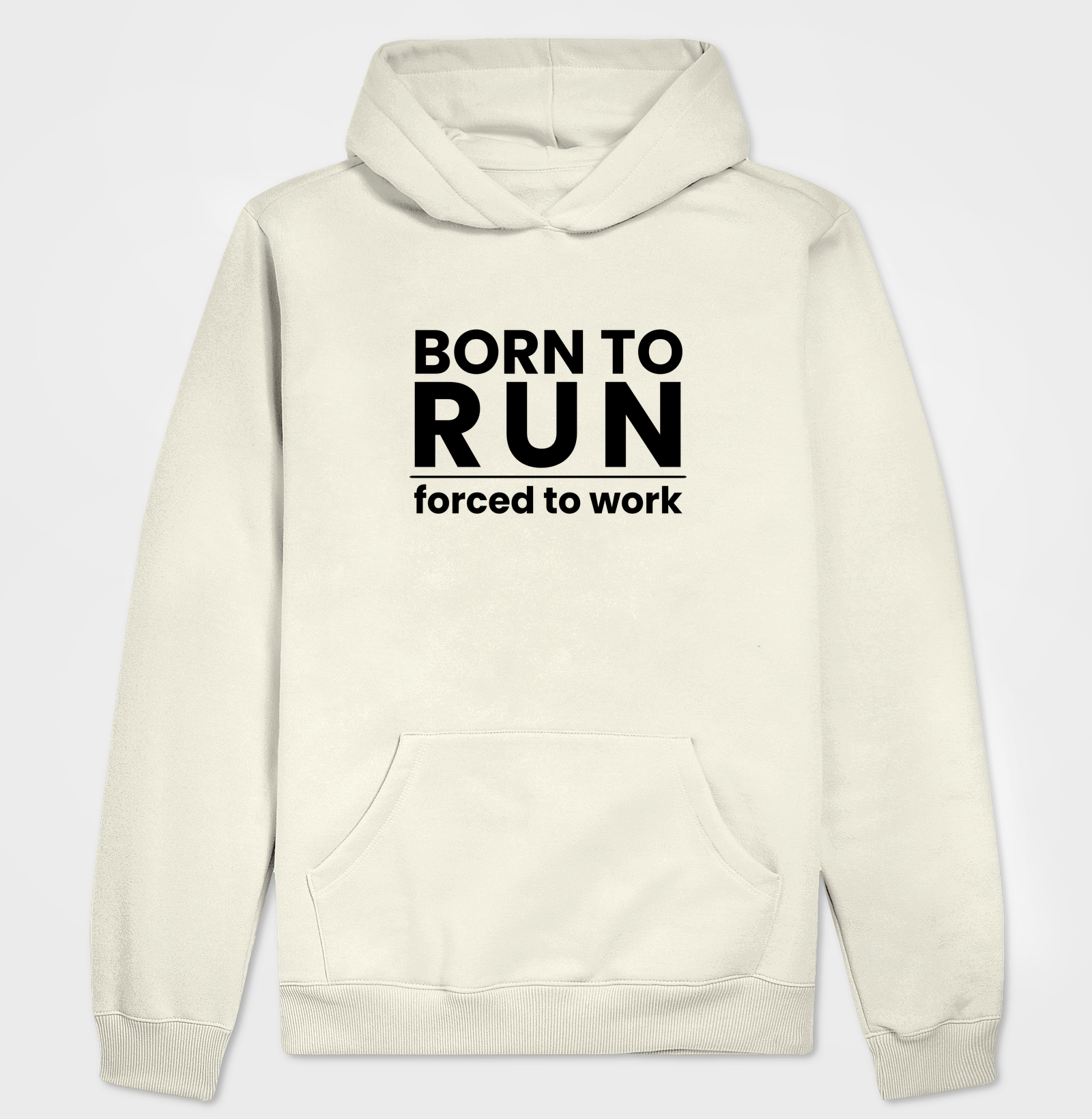 Hoodie Moletom Corrida - Born To Run Forced To Work - Imagem 3