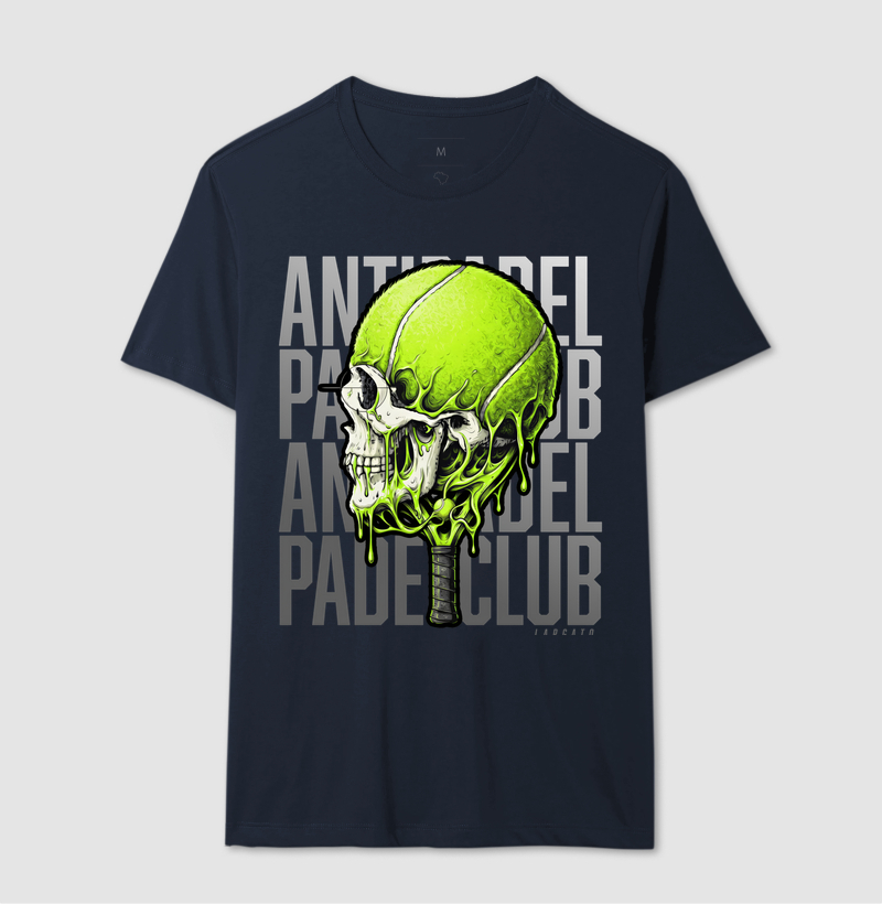 Camiseta Anti-Padel Caveira Prata - Imagem 6