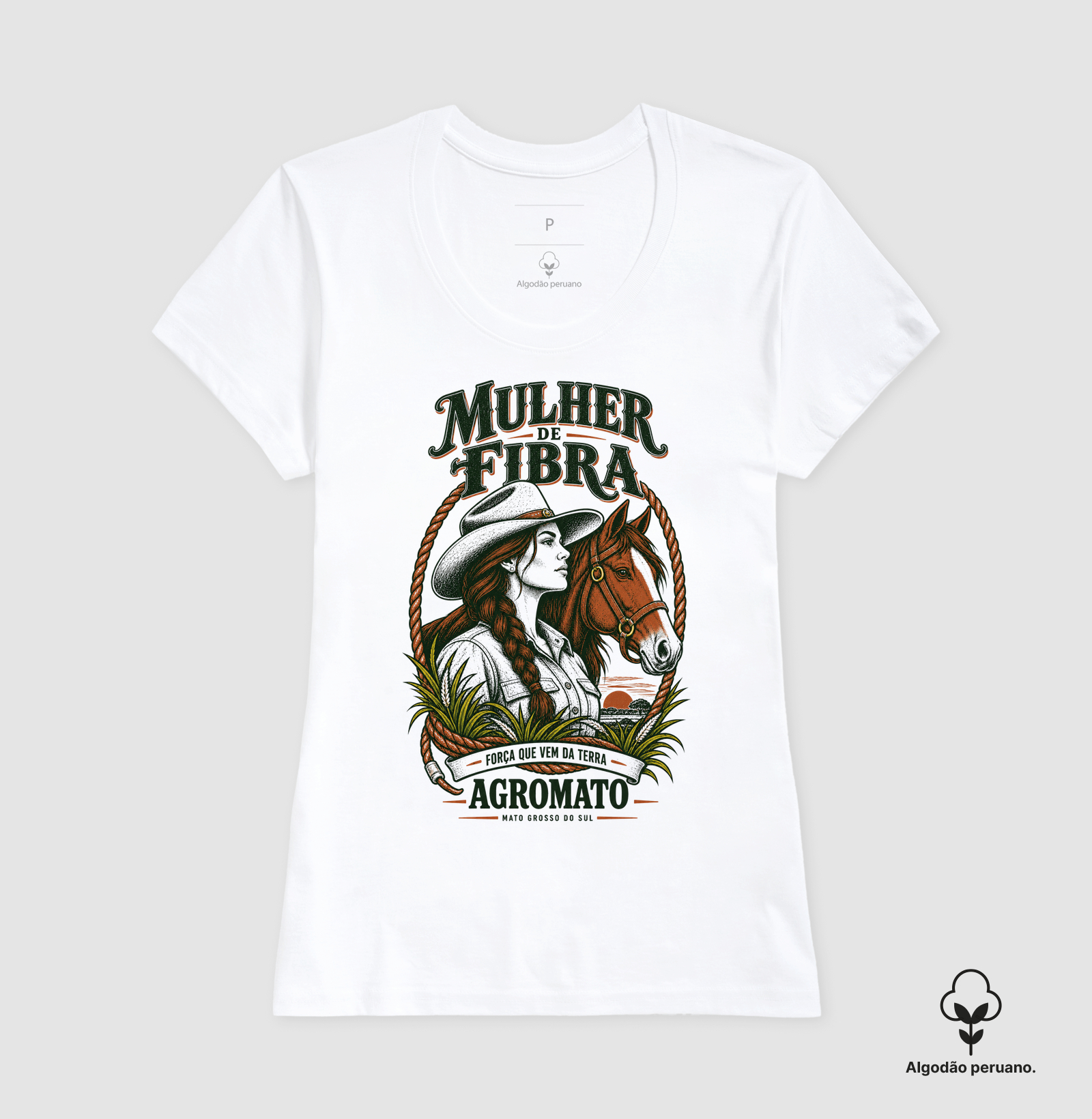 Camiseta Mulher de Fibra - Imagem 7