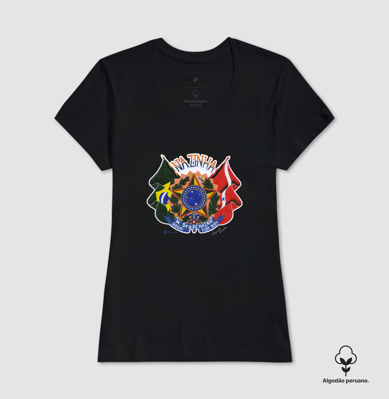 Camisa Círio - Brasão - Augusto - Imagem 3