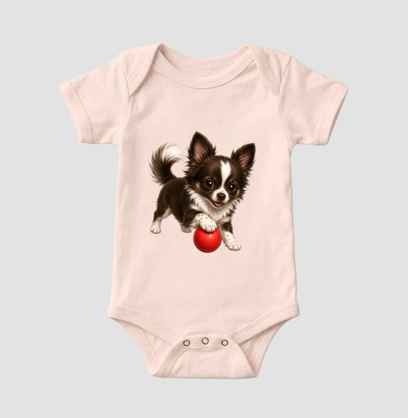 Chihuahua Pelo Longo Marrom - Desenho Animado - Imagem 5