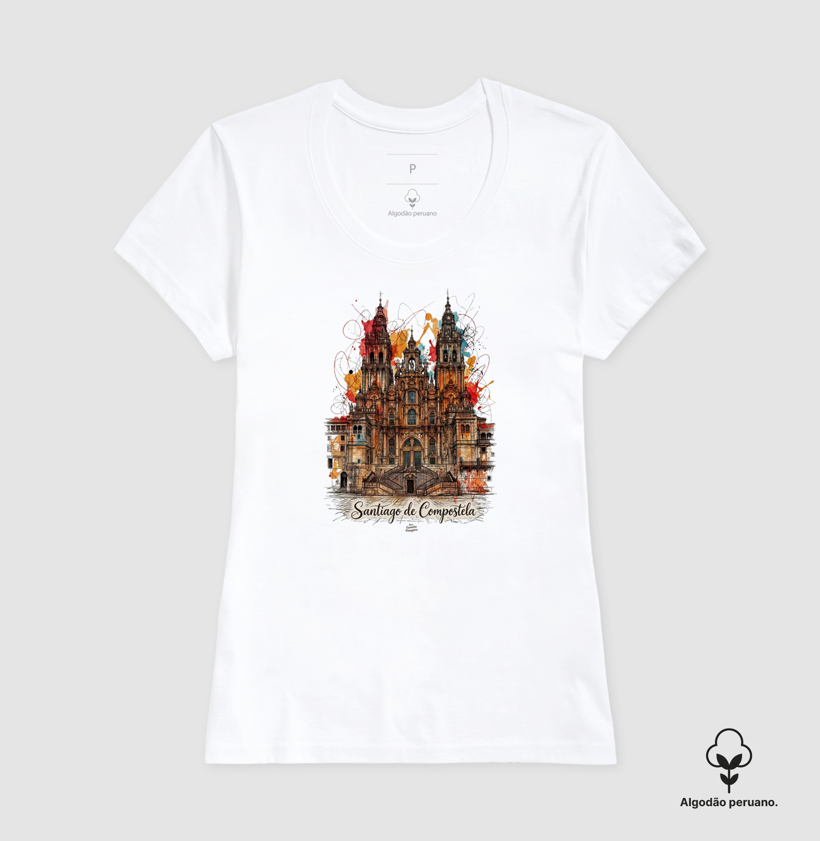 Camiseta Santiago de Compostela | Catedral - Imagem 3