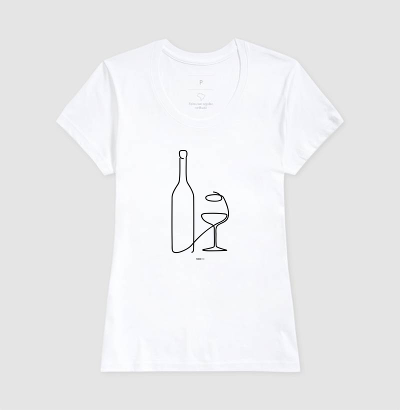 Camiseta Vinho - Garrafa & Taça - Imagem 6