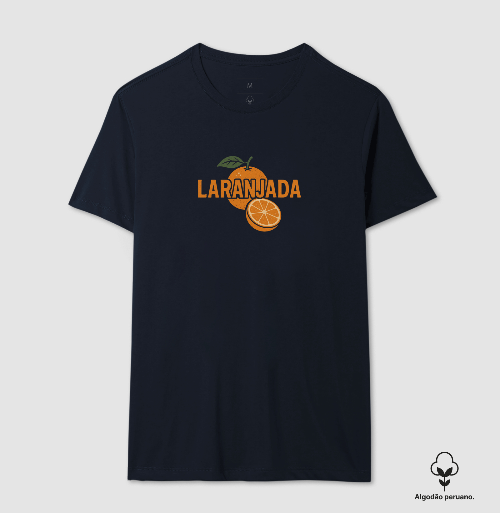 Camiseta Laranjada! Coleção Baianês. Masculina e Feminina. Algodão Peruano. - Imagem 8