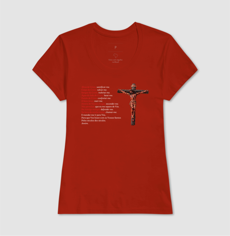 Camiseta Oração Alma de Cristo - Imagem 9