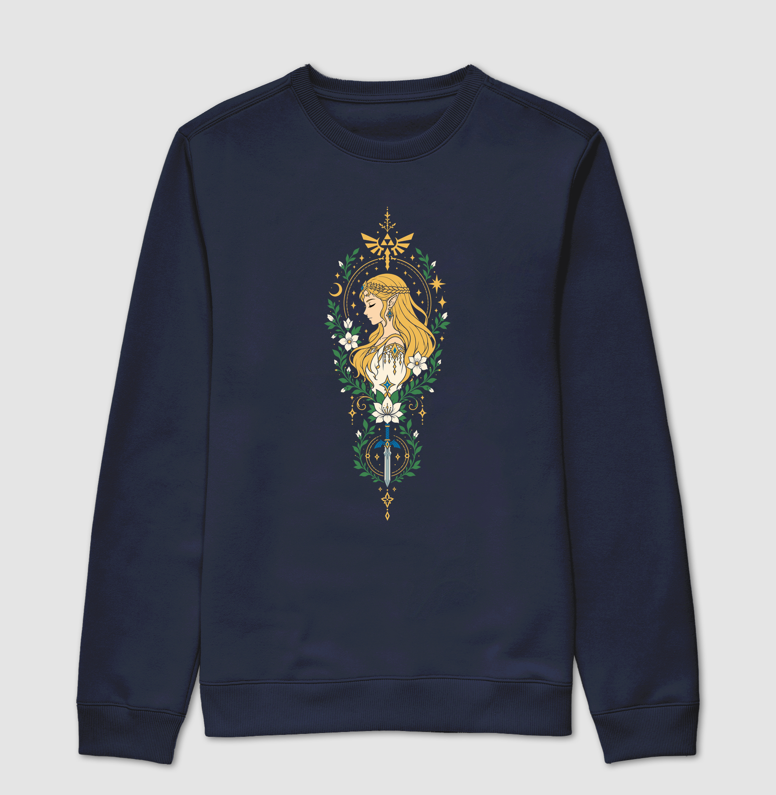 Zelda de Perfil – Moldura Floral - Imagem 4
