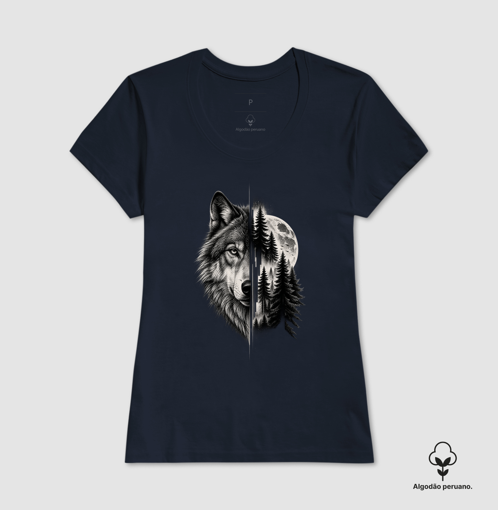 Camiseta Algodão Peruano — Lobo | SEVENTH - Imagem 6