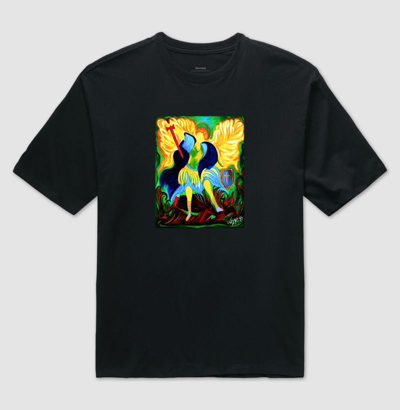 Camiseta Oversized São Miguel Arte Sacra - Imagem 2