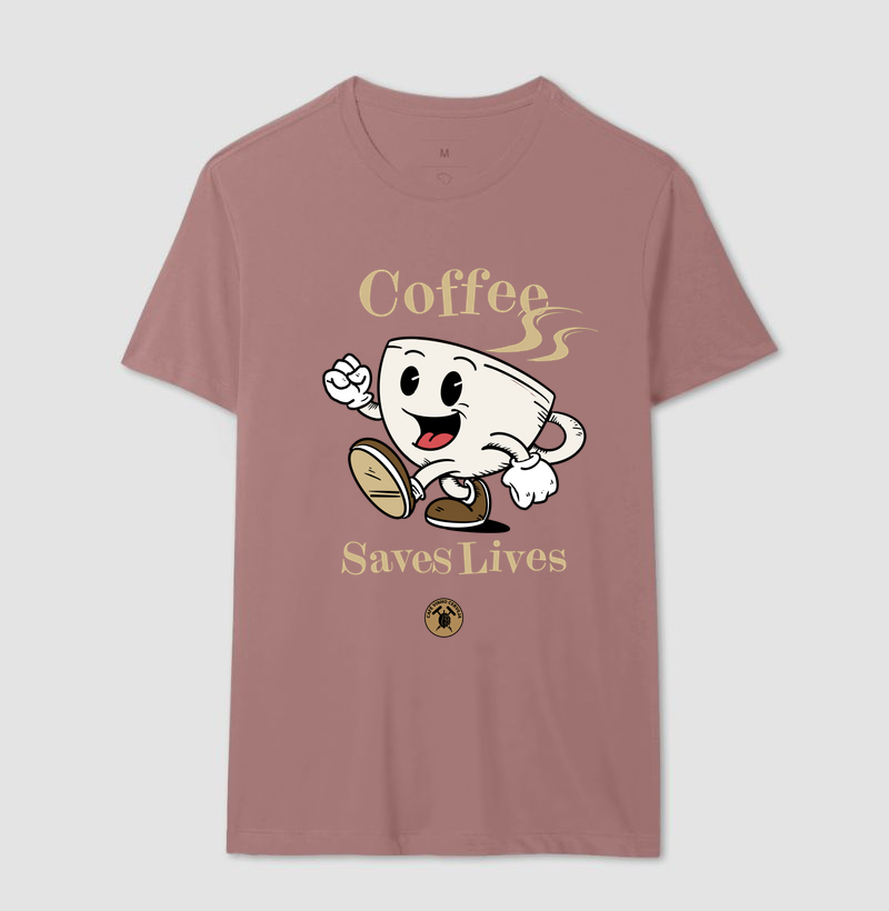 Camisa Café Coffee saves lives  - Imagem 16