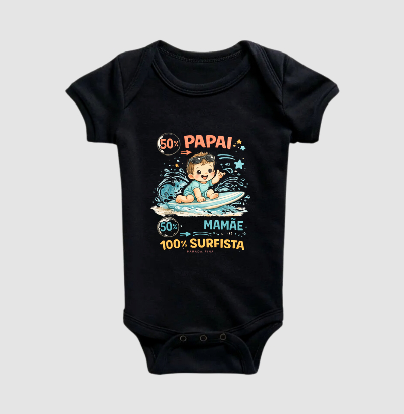 50% papai, 50% mamãe, 100% surfista. - Imagem 5