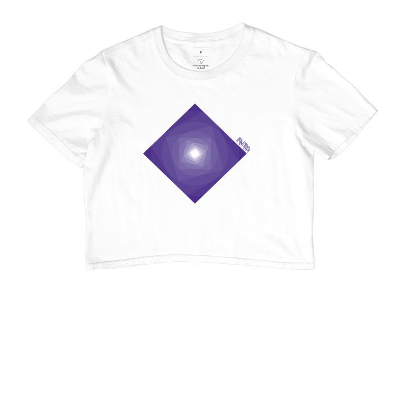 CROPPED "INFINITA FANTASIA" / ROXO MINIMAL
