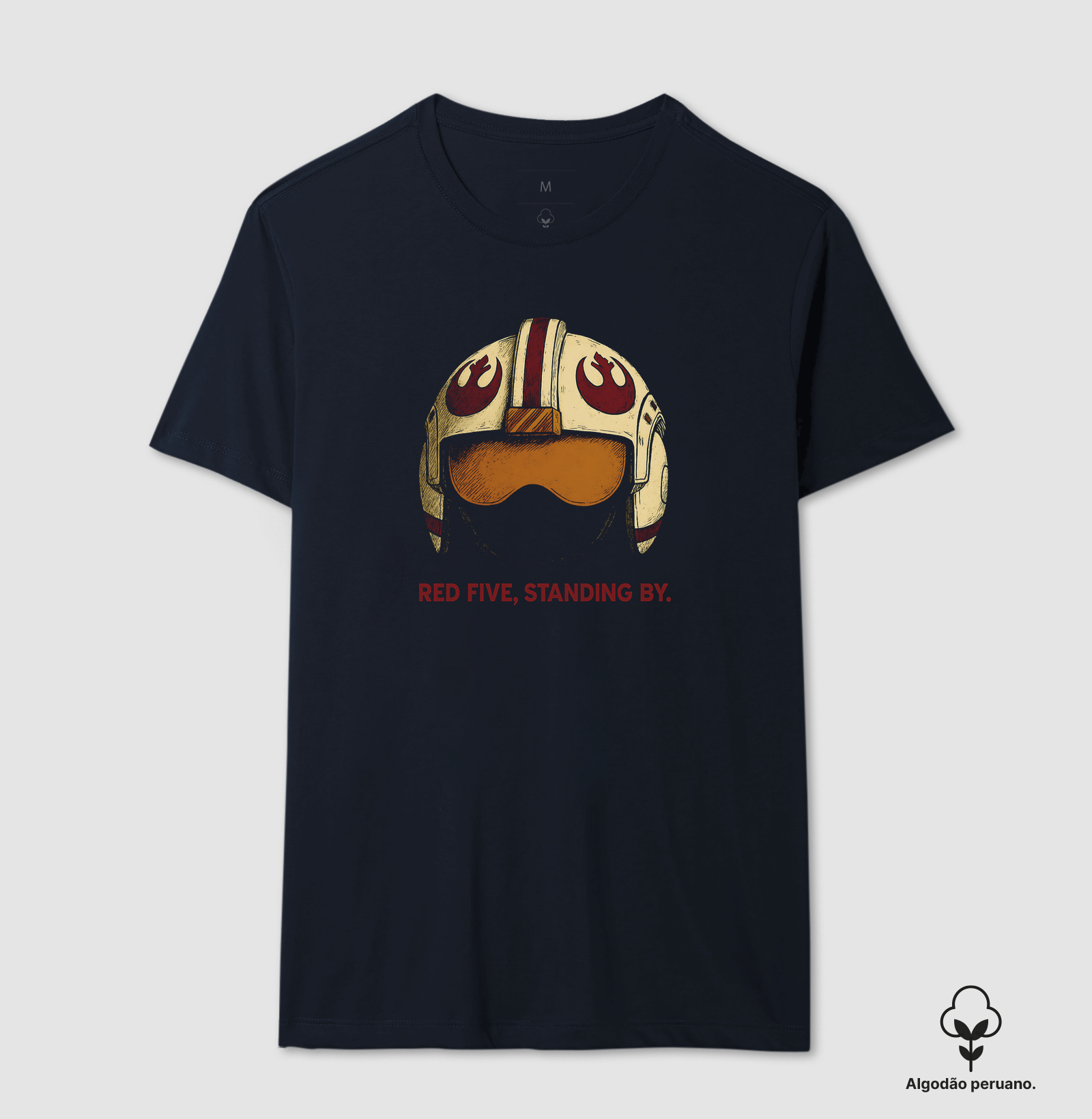 Camiseta Algodão Peruano Red Five - Imagem 4