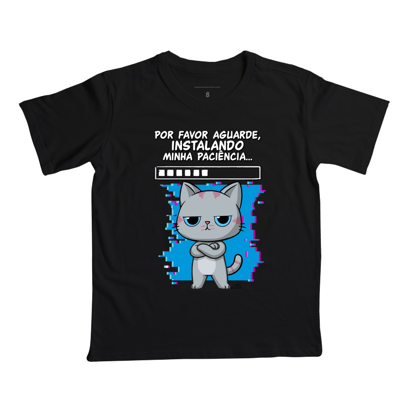 Camiseta Gato Sincero Paciência - Imagem 4