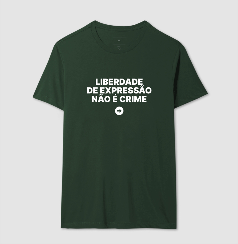 Camiseta Liberdade de expressão não é crime - Imagem 10