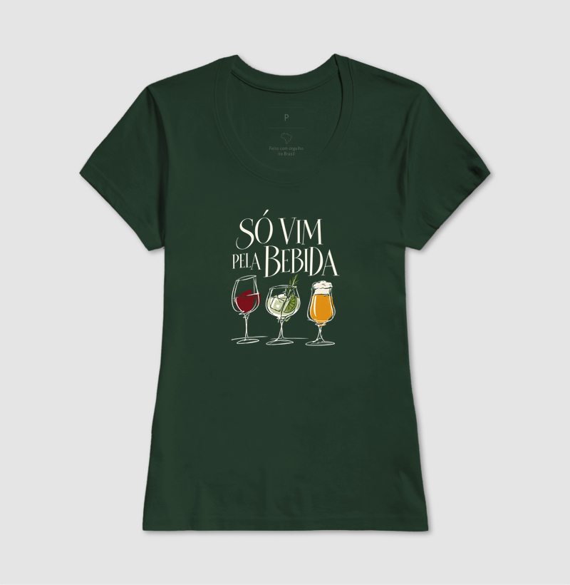Só vim pela bebida - feminino - Imagem 14