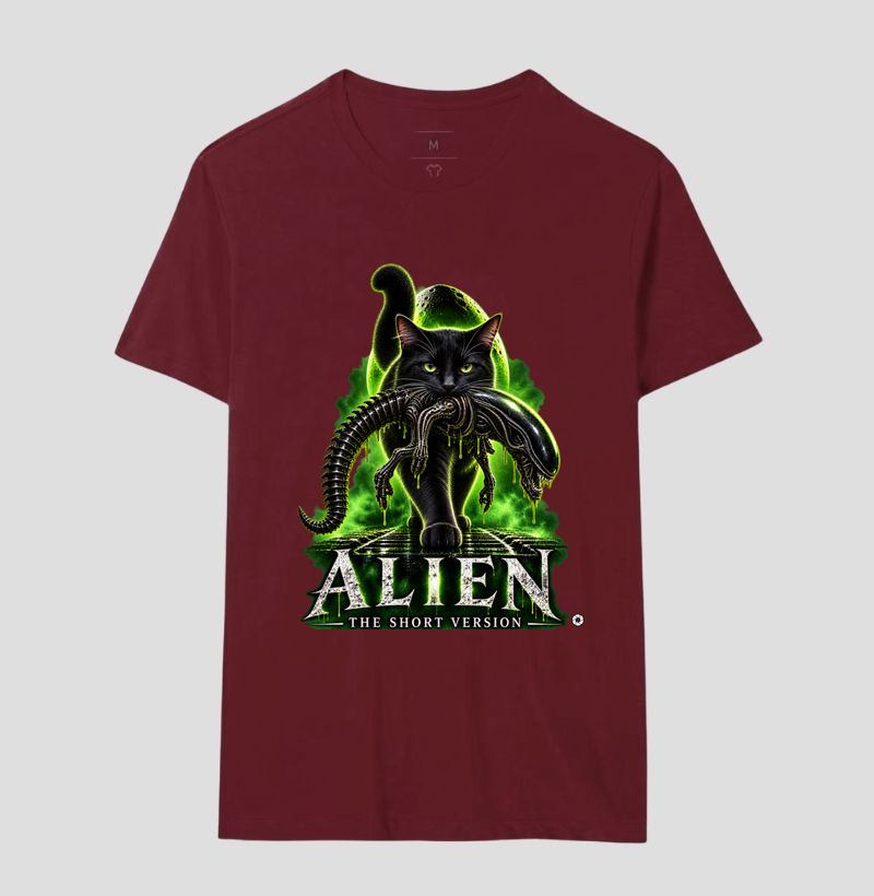 Camiseta Alien – The Short Version Gatos (pretinho) - Imagem 18