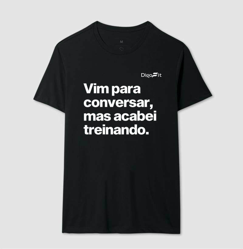 CAMISETA ACADEMIA VIM PARA CONVERSAR - Imagem 2