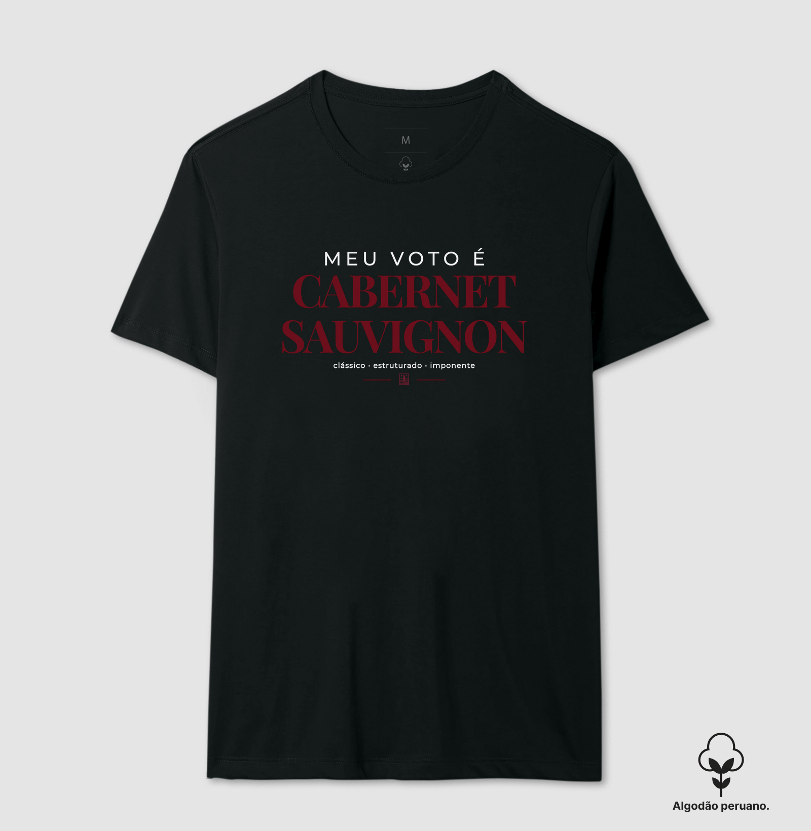 Camiseta “Meu Voto é Cabernet Sauvignon” – Wine Premium - Imagem 4