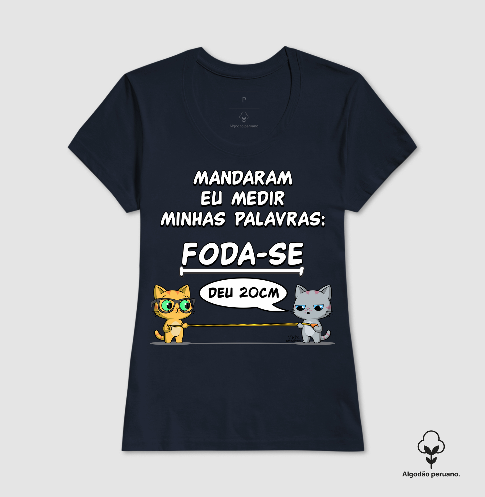 Camiseta Gato Sincero Medir Palavras - Imagem 4