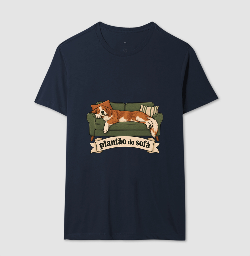 Camiseta Cachorro Sofá "plantão do sofá" | Pelo & Pano - Imagem 6