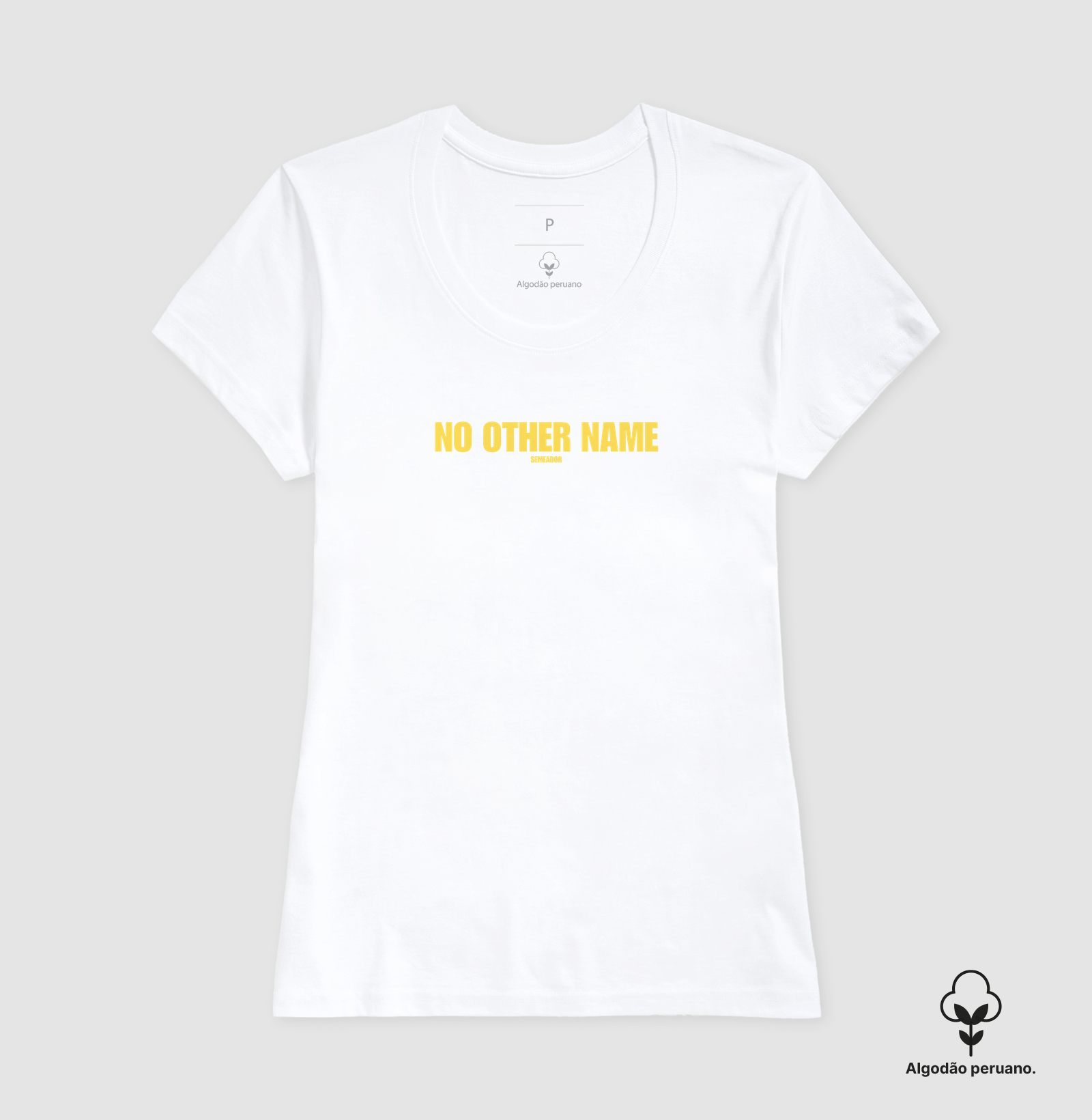 Camiseta Algodão Peruano No Other Name Não Há Outro Nome - Imagem 3