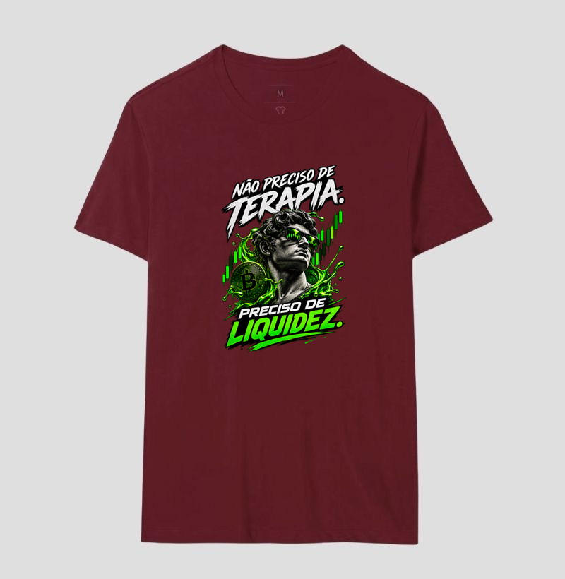 Camiseta Bitcoin Não Preciso de Terapia, Preciso de Liquidez - Imagem 20