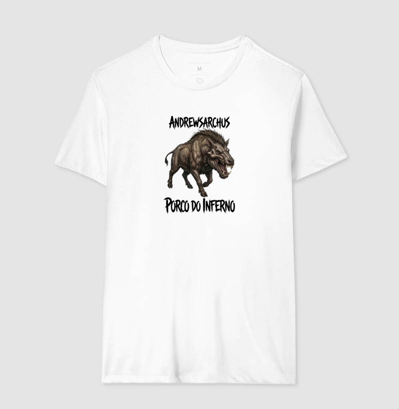  Camiseta Dinossauro Porco Do Inferno Ataque Algodão Premium Dinoloco  - Imagem 2