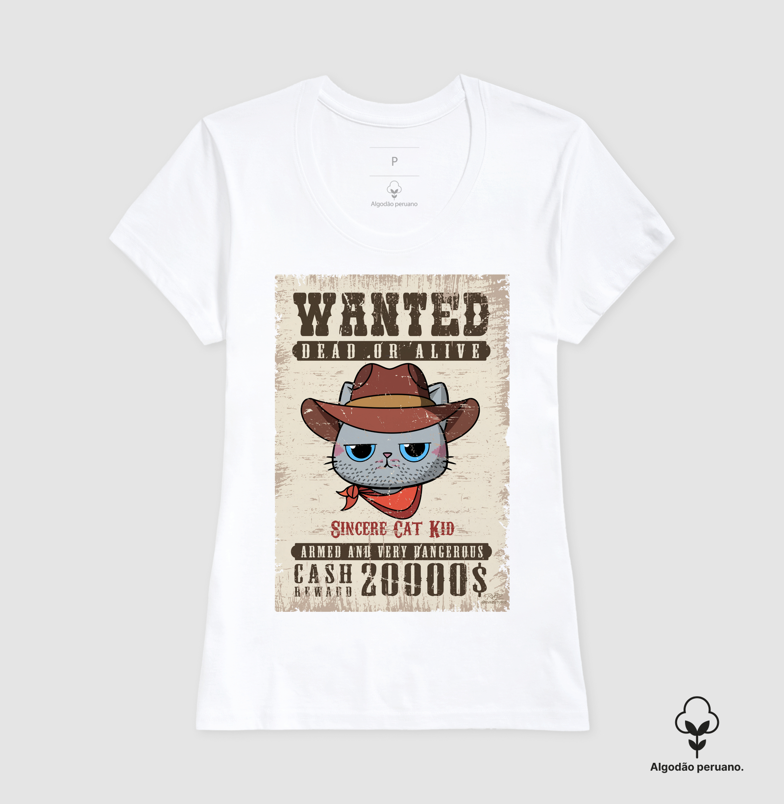 Camiseta Wanted Cat Kid - Imagem 7