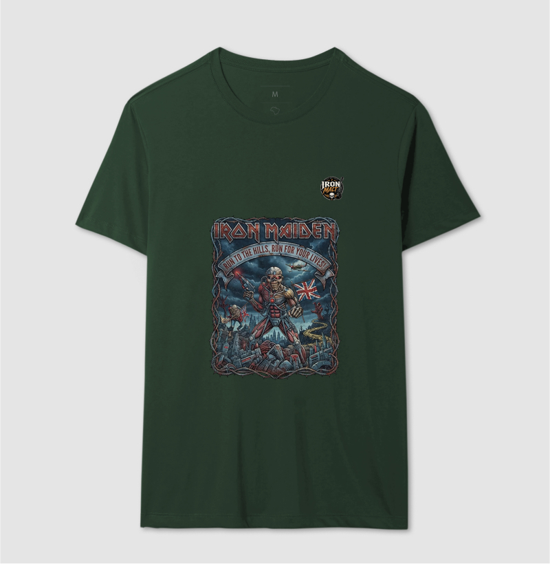 Camiseta Iron Maiden “Run to the Hills” - Imagem 10